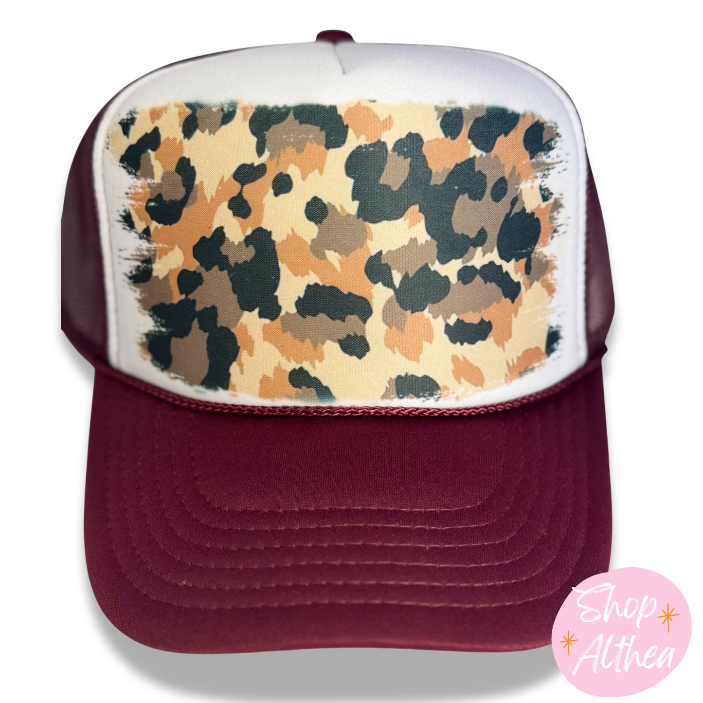 Sublimation Transfer - Orange/Brown Cheetah Print