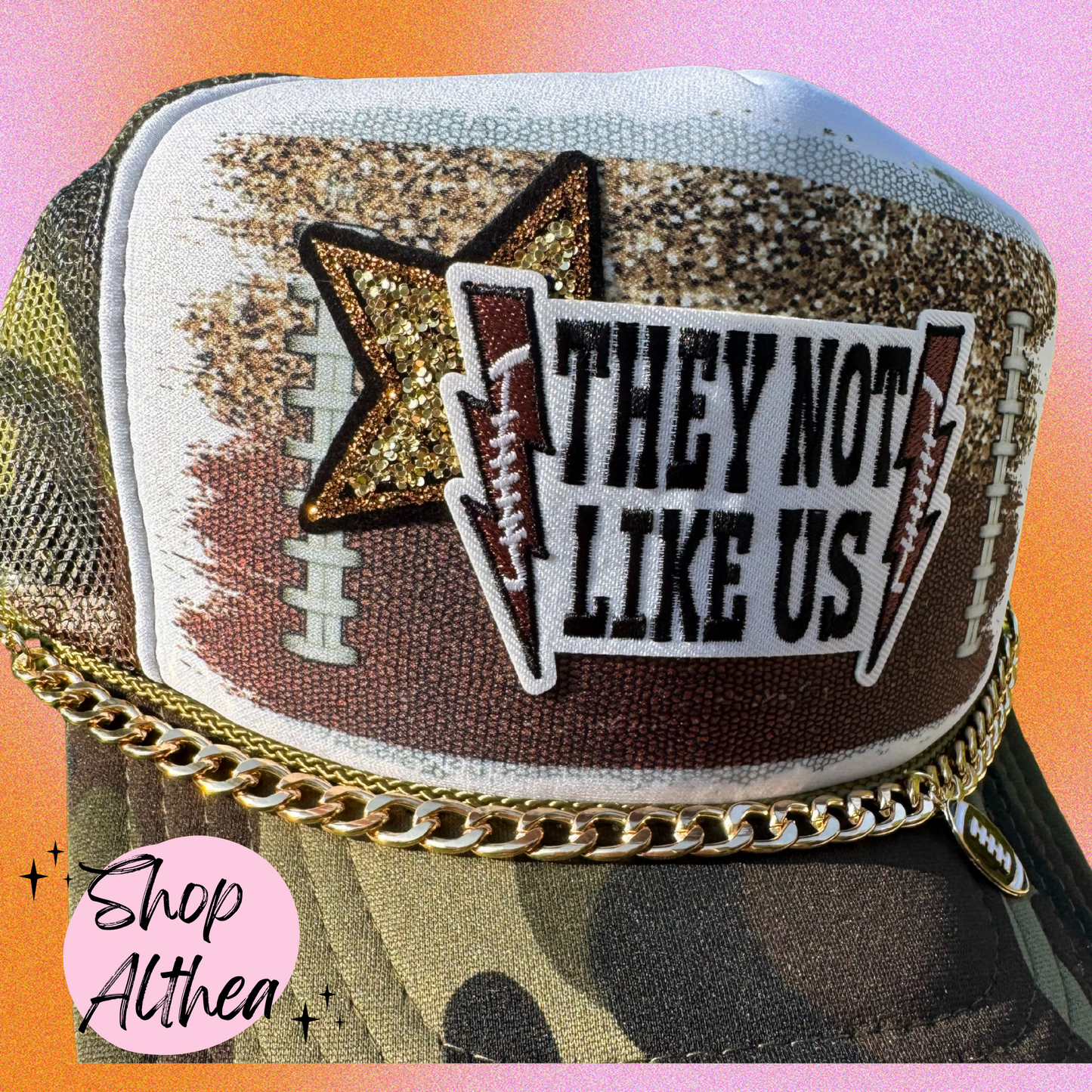 "They Not Like Us" Embroidered Patch