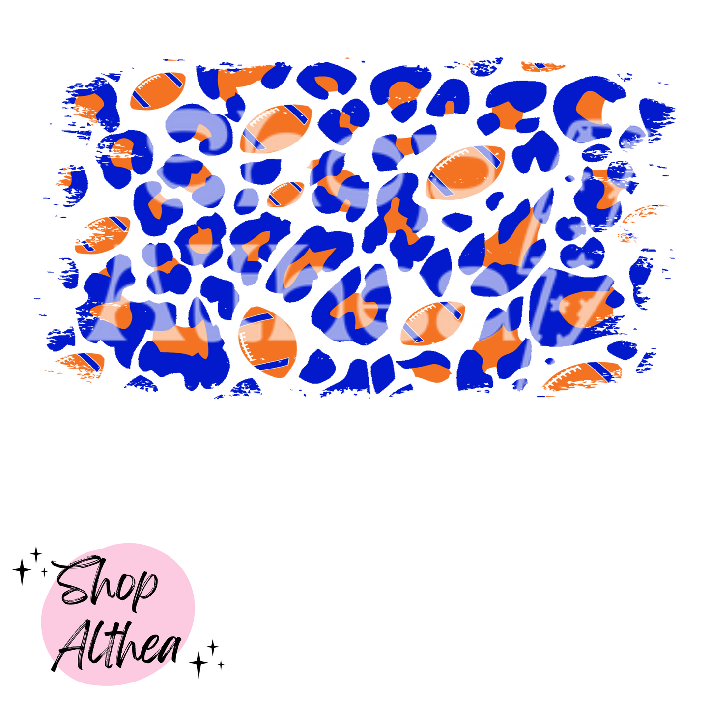 Sublimation Transfer - TEAM COLORS LEOPARD