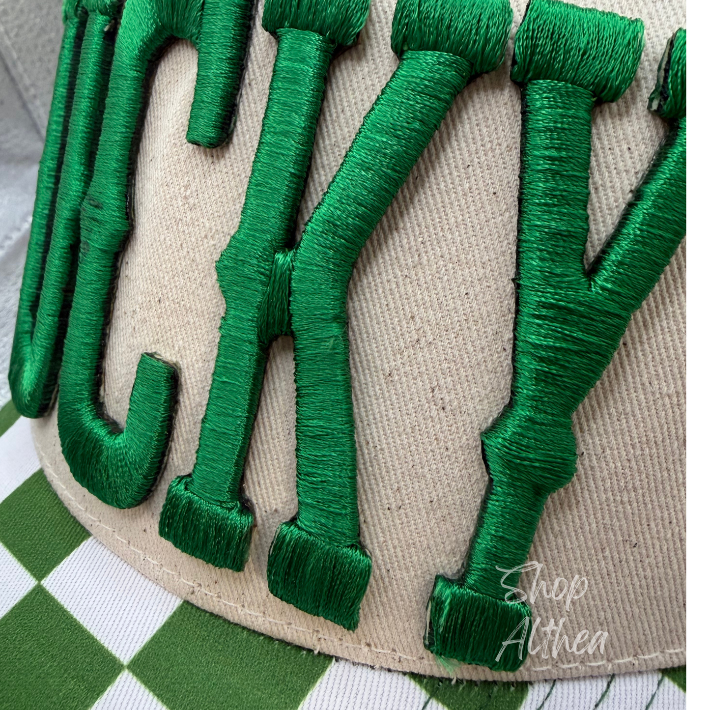 LUCKY Embroidered Puff Transfer