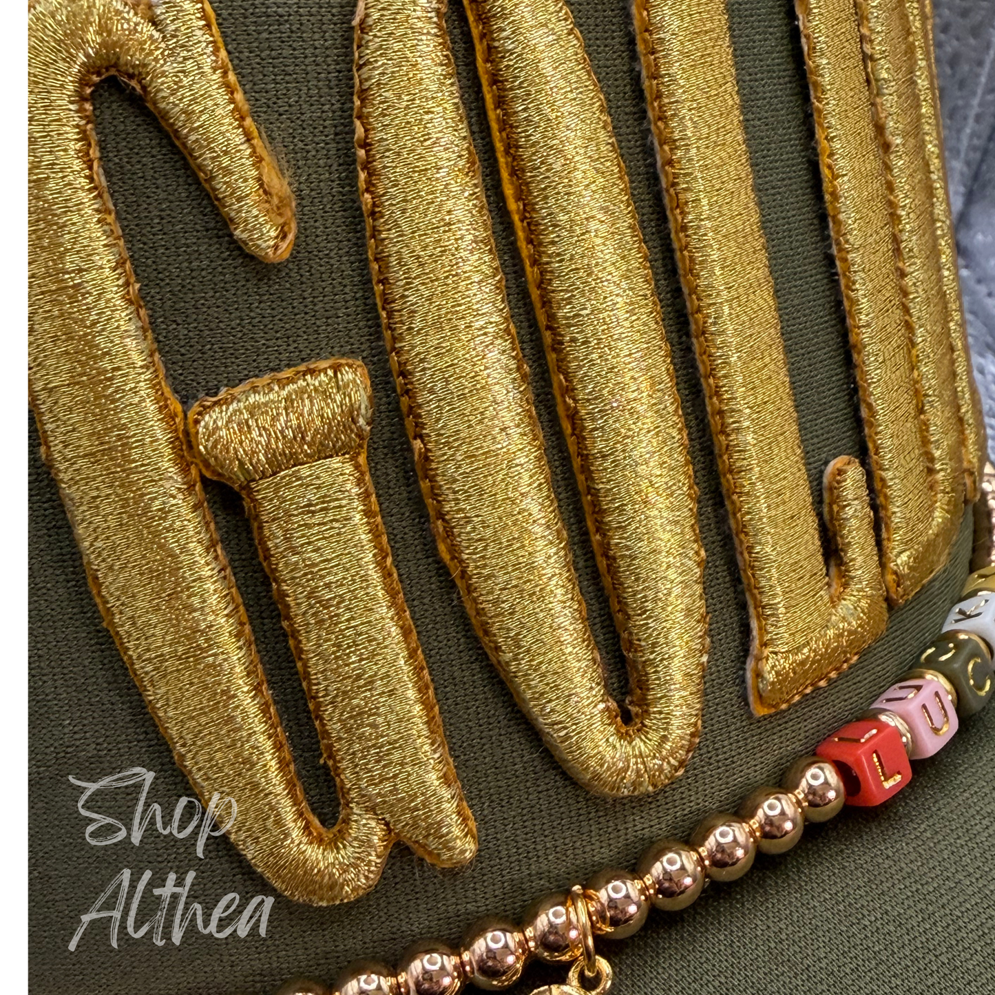 GOLDEN Embroidered Puff Transfer