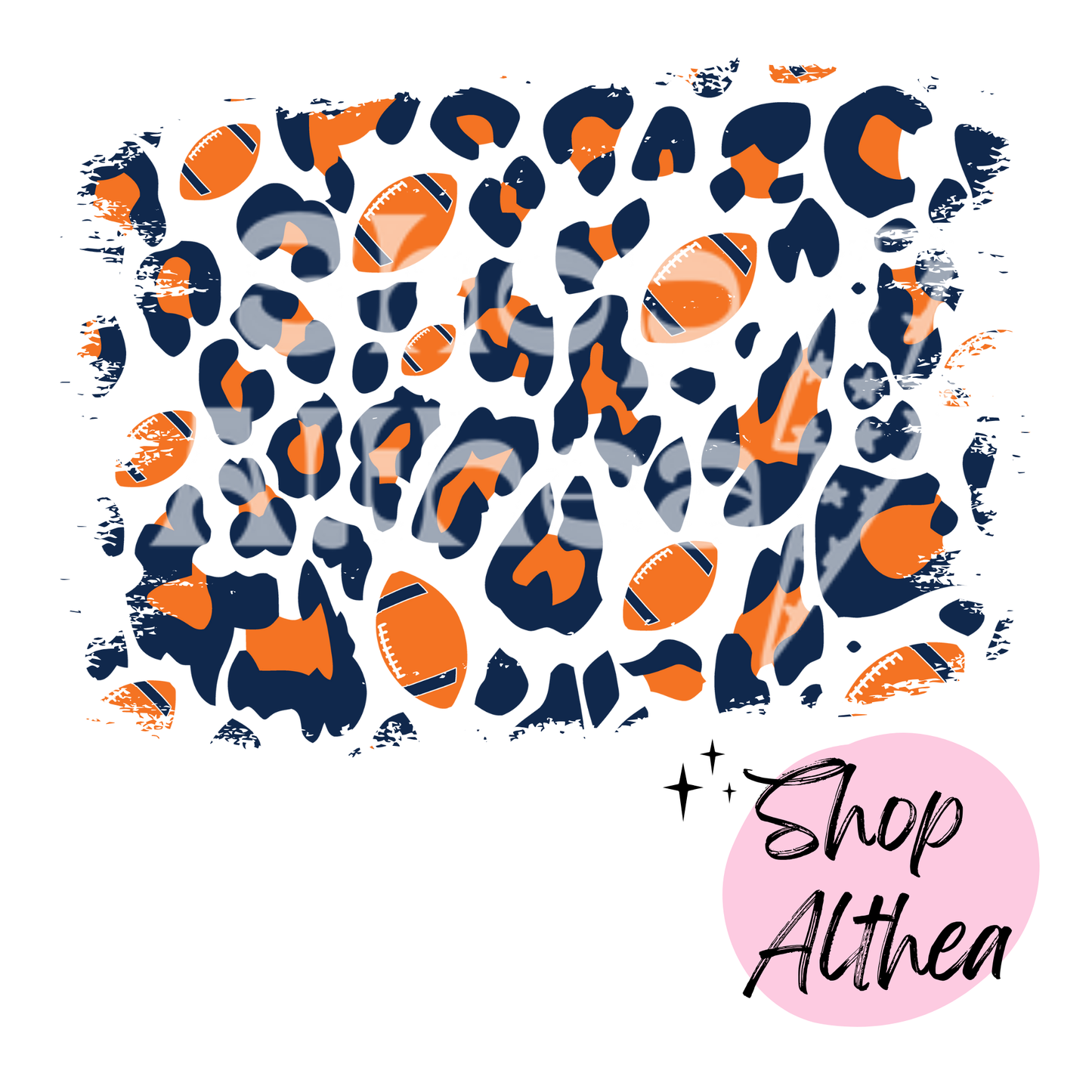 Sublimation Transfer - TEAM COLORS LEOPARD