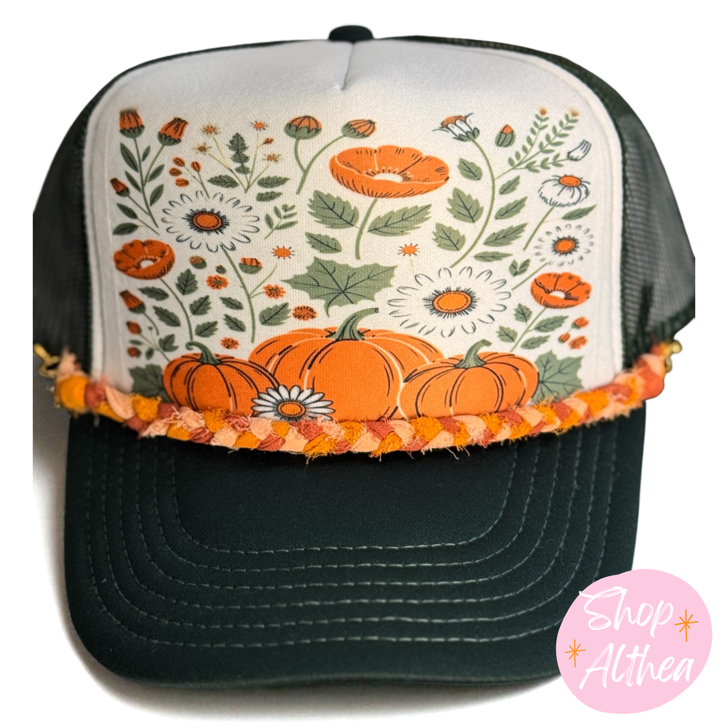 Sublimation Transfer - Boho Pumpkin Flowers