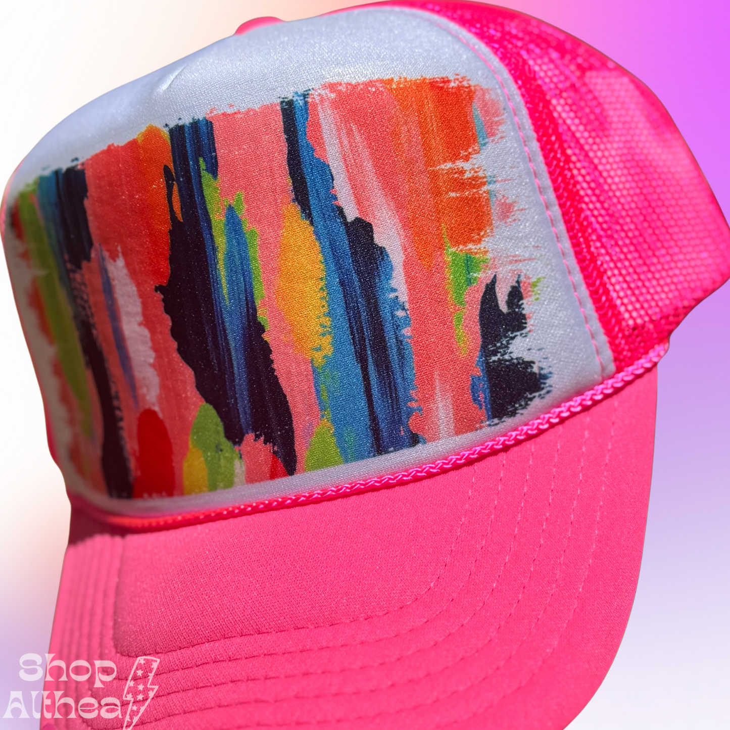 Sublimation Transfer - Multicolored Brushstroke Background