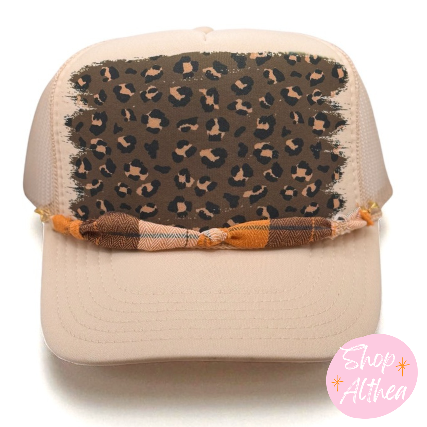 Hat Chain - Orange Flannel Bandana