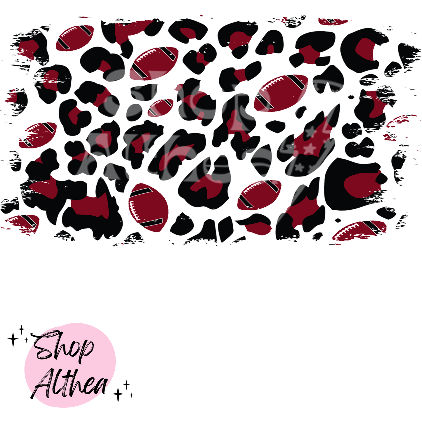 Sublimation Transfer - TEAM COLORS LEOPARD