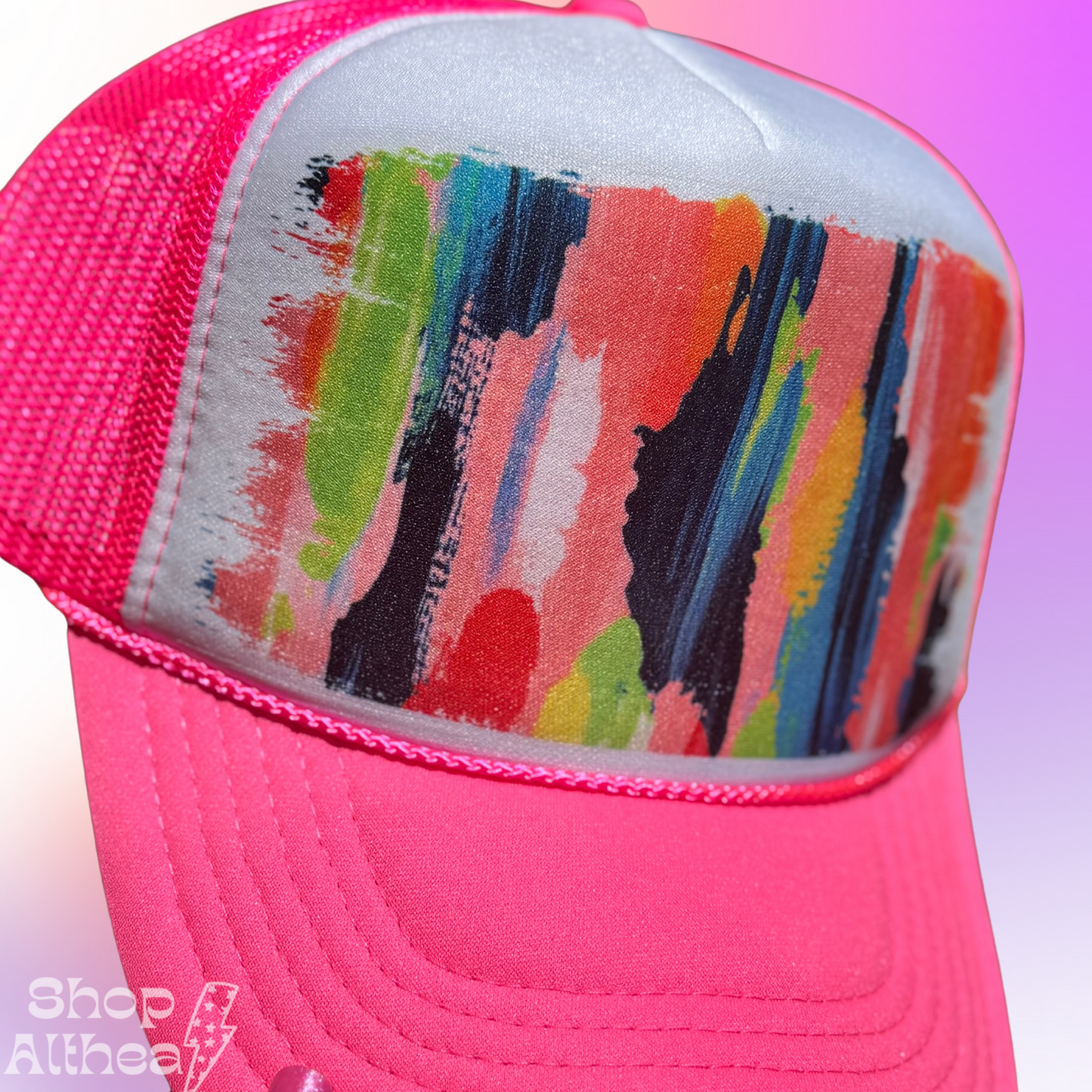 Sublimation Transfer - Multicolored Brushstroke Background