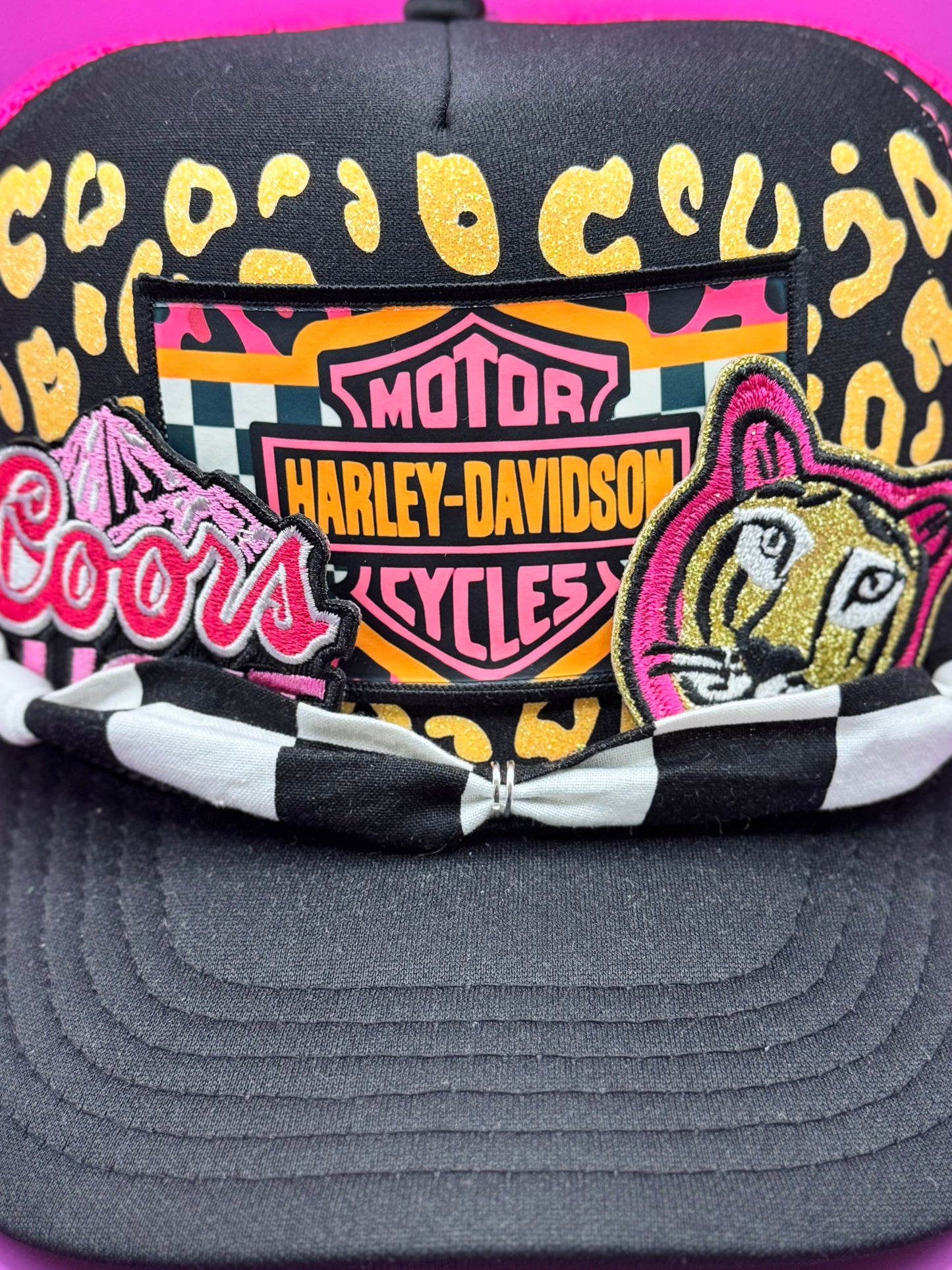 Glitter Tiger Embroidered Patch