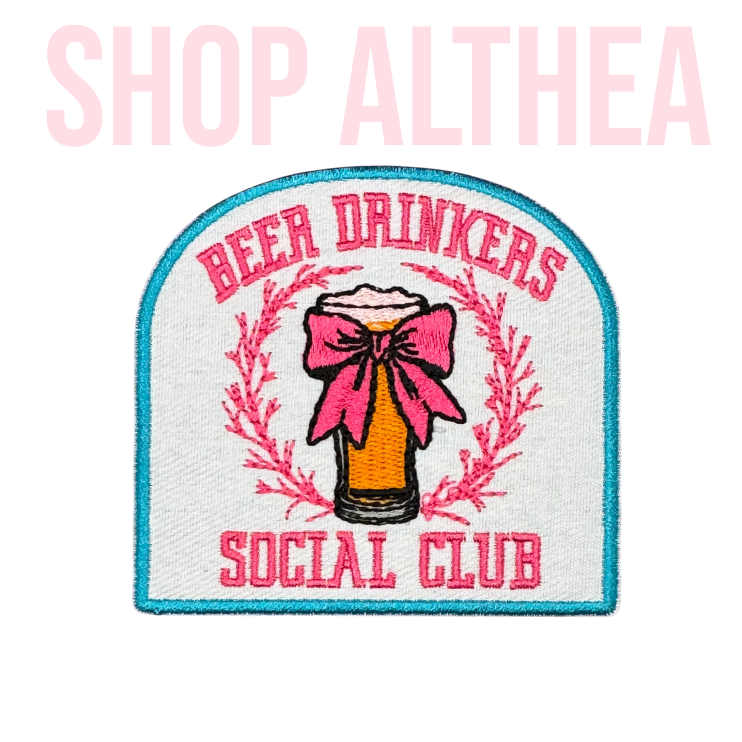 "Beer Drinkers" Embroidered Patch
