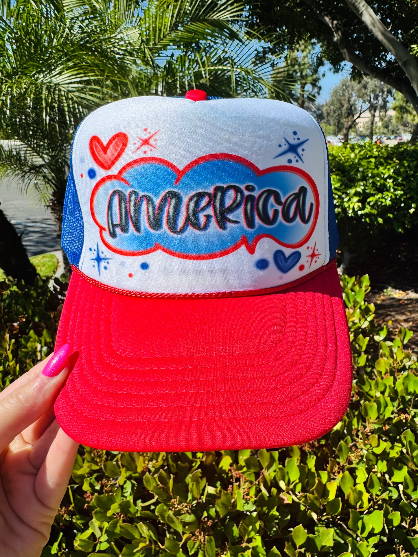 "America" Airbrush - Sublimation Transfer