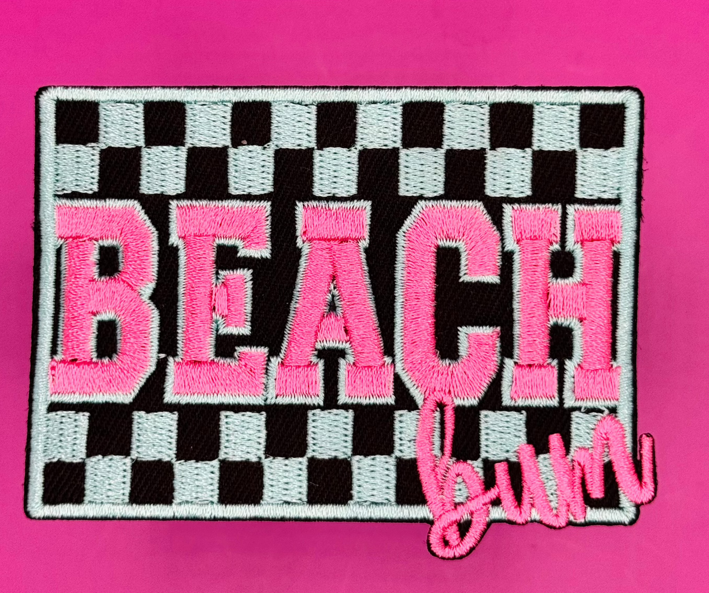 "Beach Bum" Embroidered Patch
