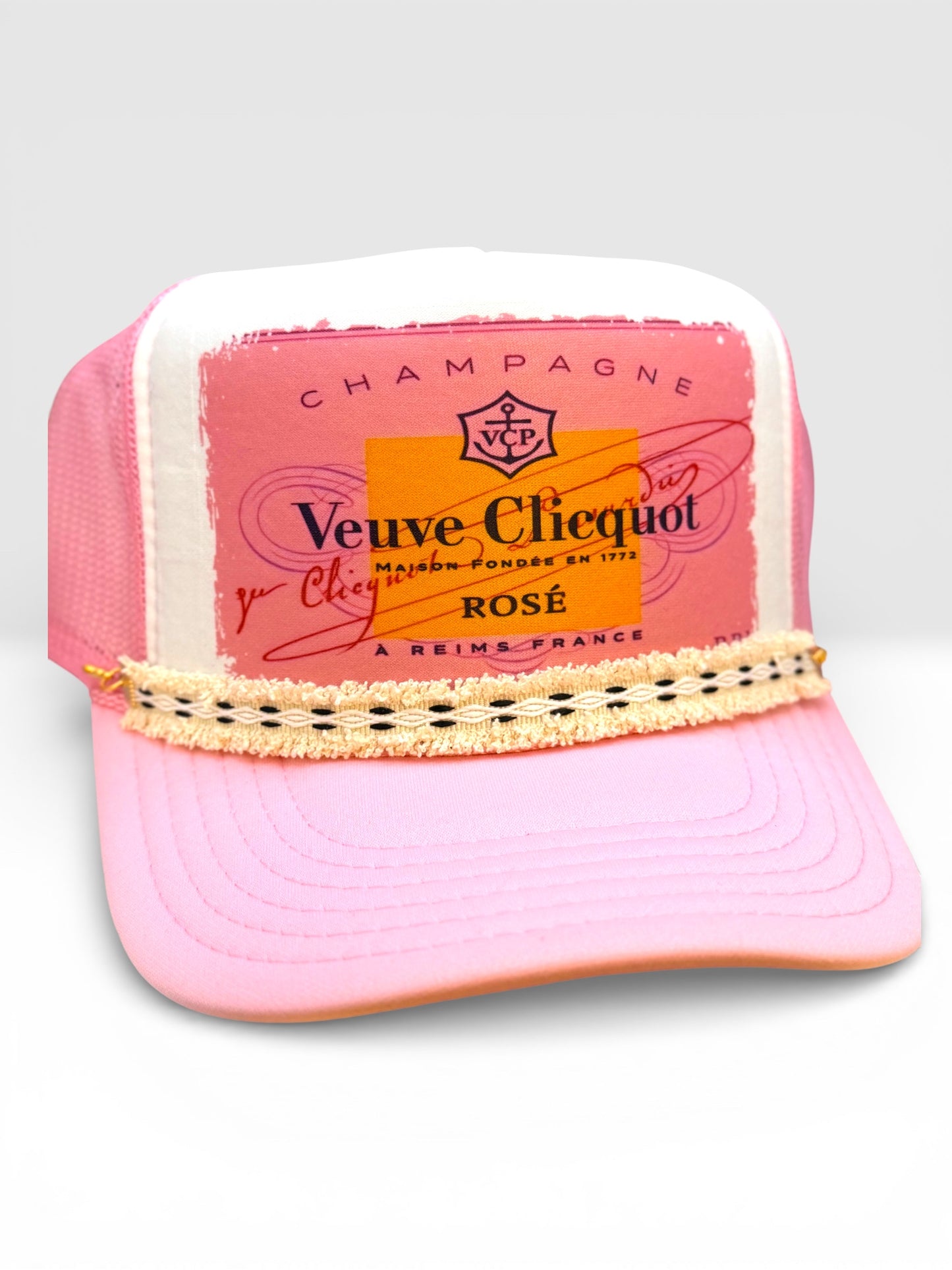 Sublimation Transfer - Pink Rose Champagne Label