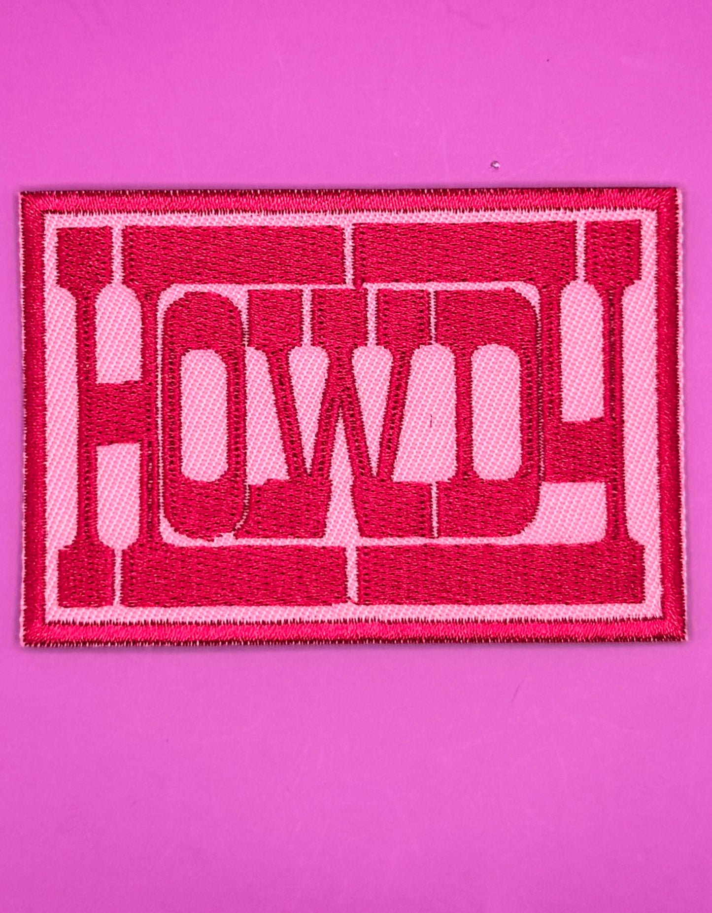 "HOWDY" Embroidered Patch