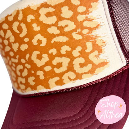 Sublimation Transfer - Orange Cheetah