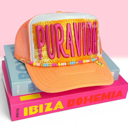 PURA VIDA - Puff Embroidered Transfer
