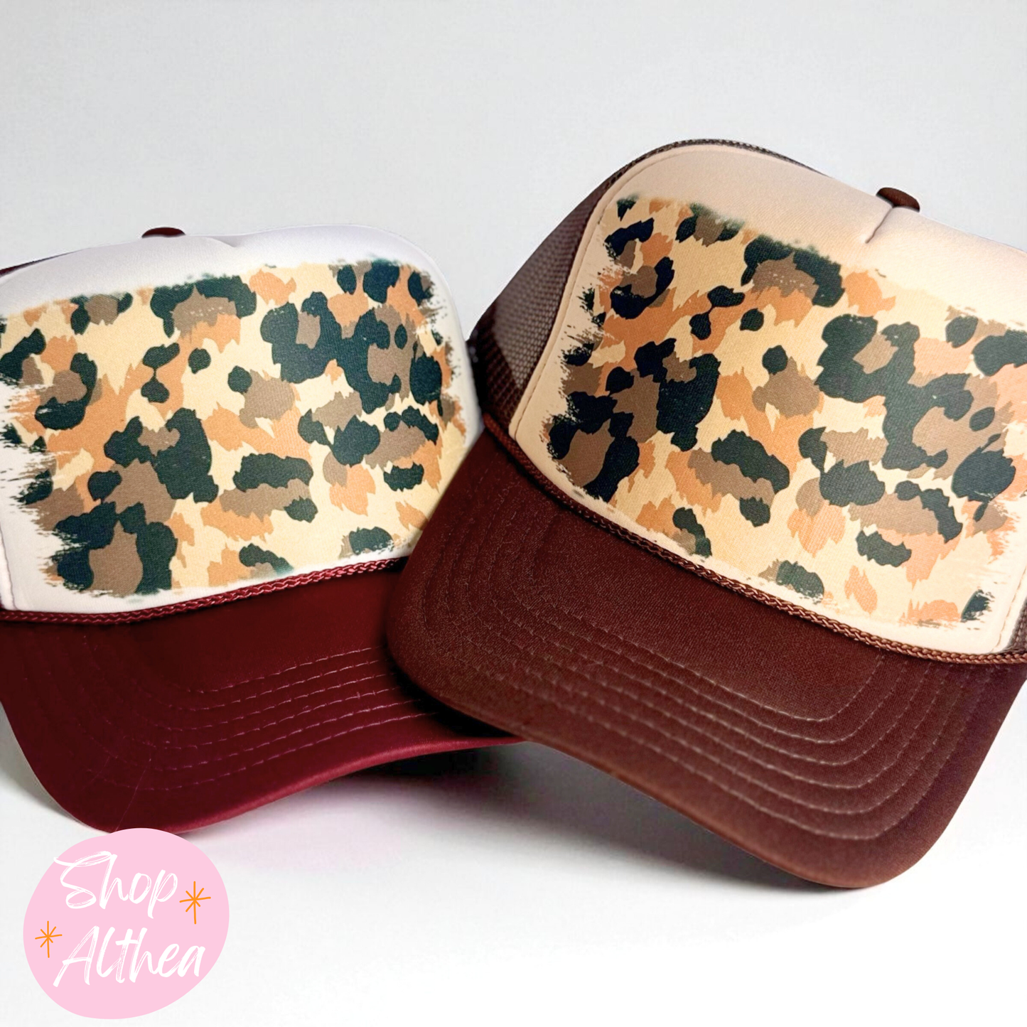Sublimation Transfer - Orange/Brown Cheetah Print