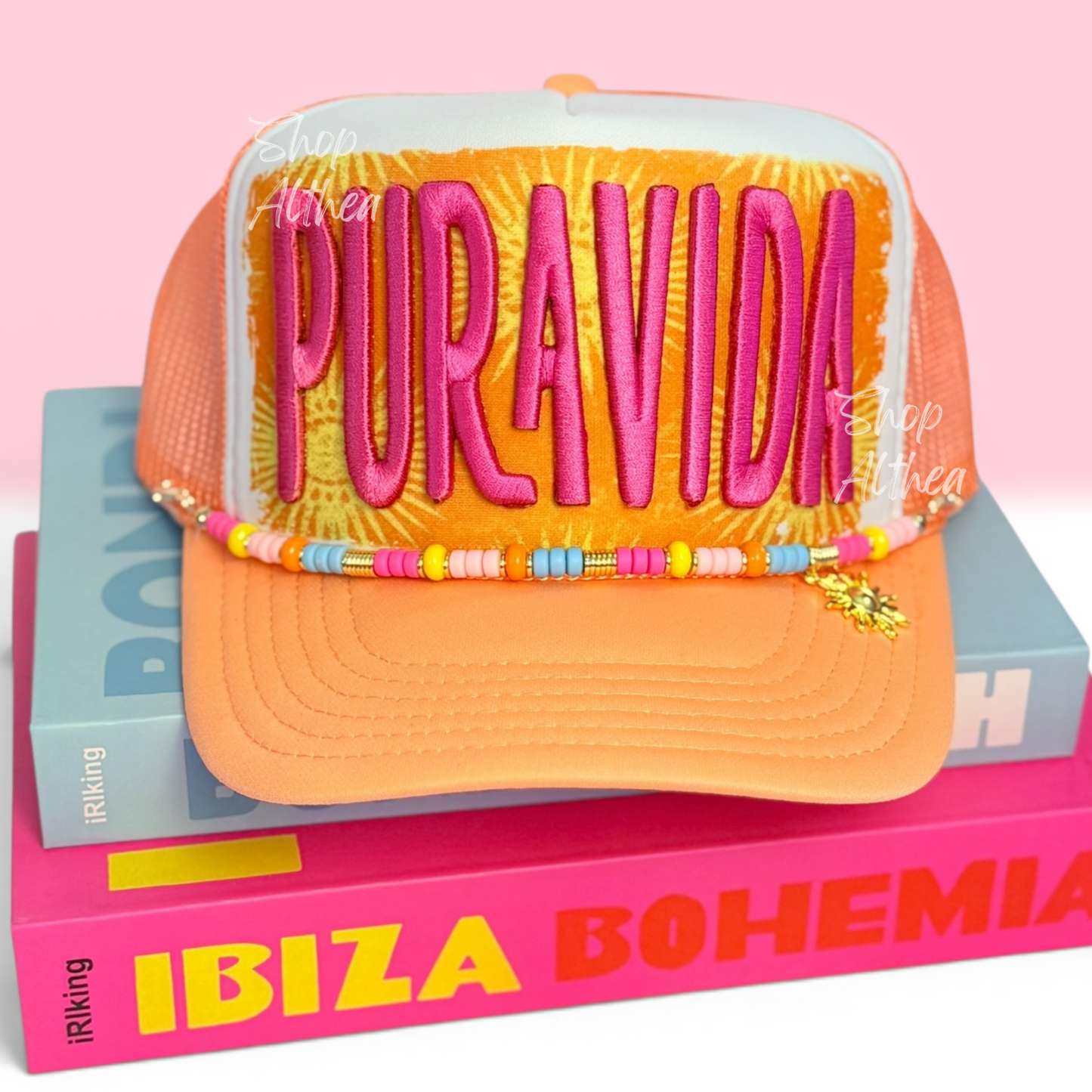 PURA VIDA - Puff Embroidered Transfer