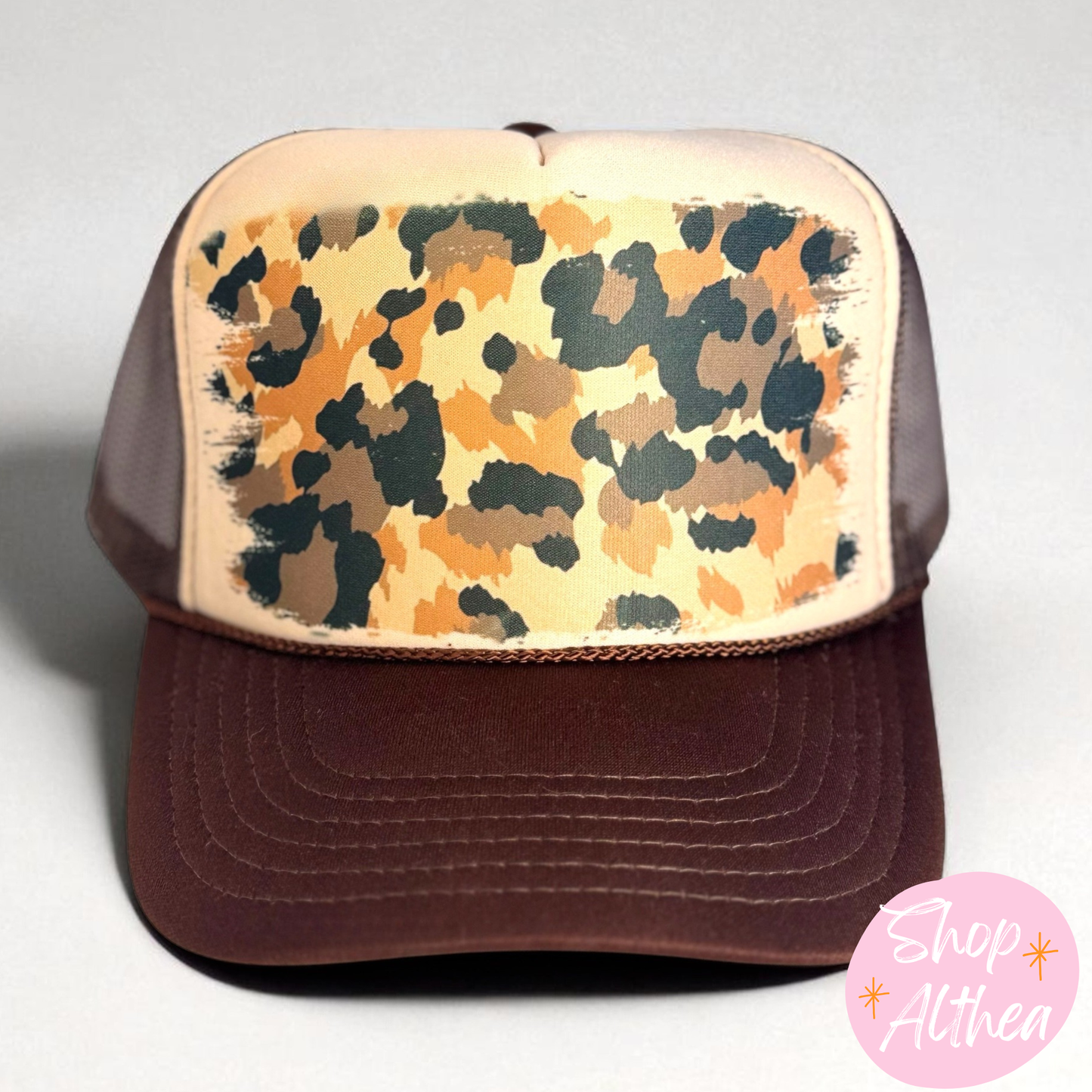 Sublimation Transfer - Orange/Brown Cheetah Print