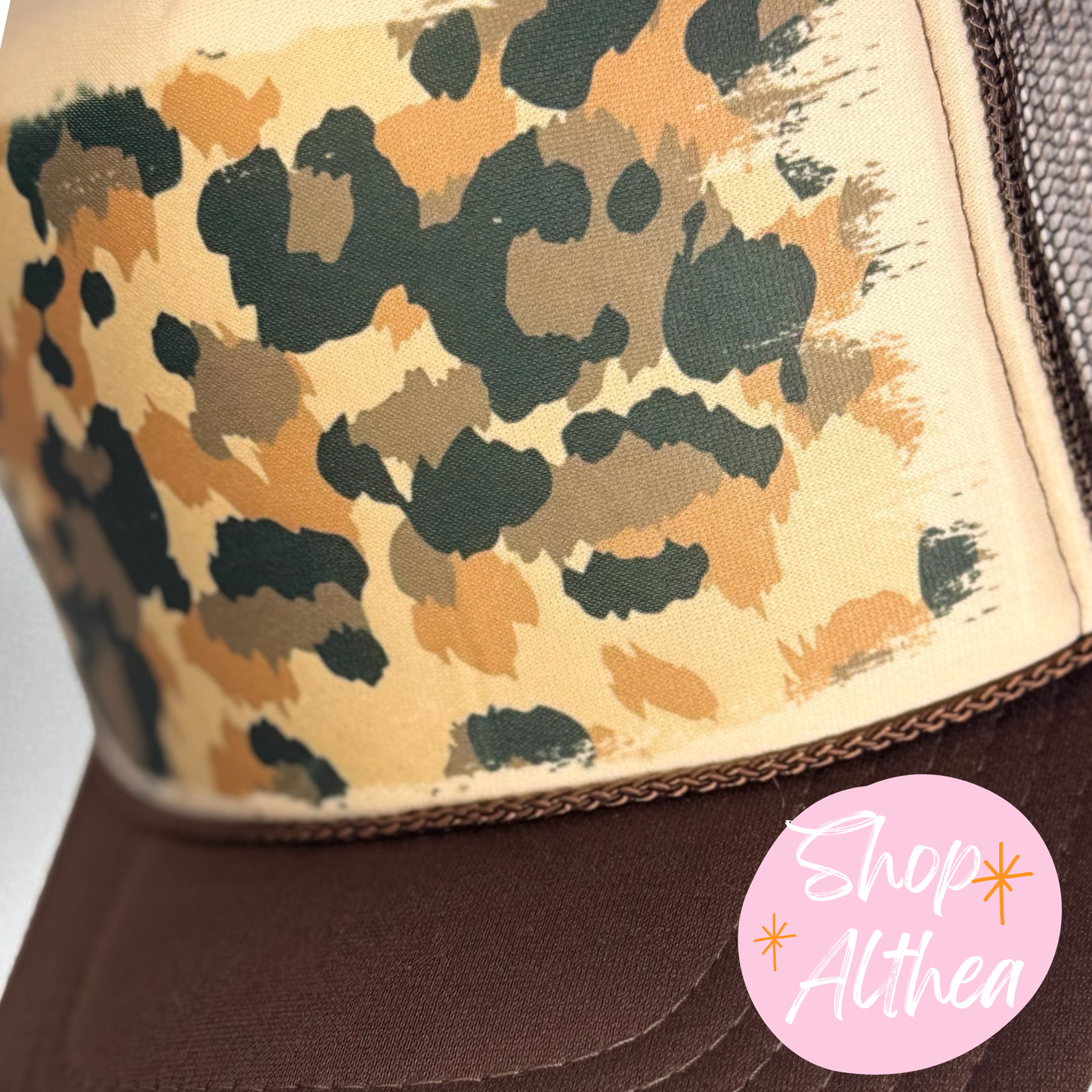Sublimation Transfer - Orange/Brown Cheetah Print