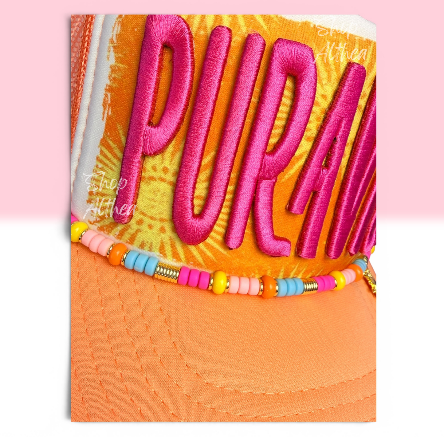 PURA VIDA - Puff Embroidered Transfer