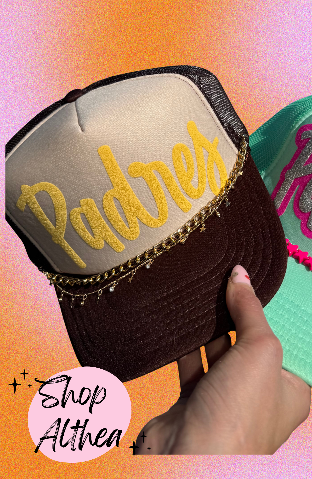 Padres Brown and Tan Trucker Hat