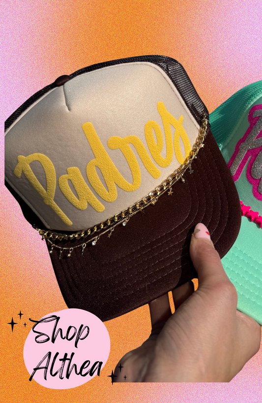 Padres Brown and Tan Trucker Hat
