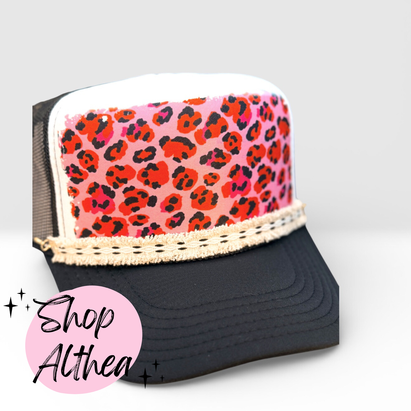 Sublimation Transfer - Red & Pink Cheetah Print