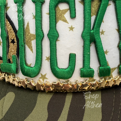 LUCKY Embroidered Puff Transfer