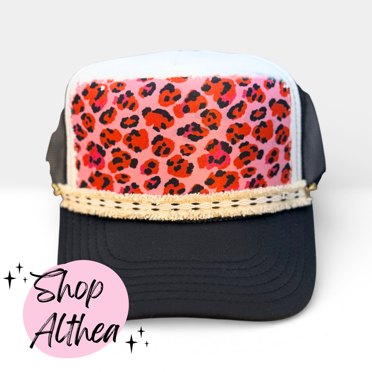 Sublimation Transfer - Red & Pink Cheetah Print