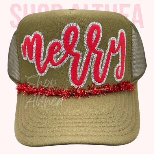 DIGITAL DOWNLOAD - "Merry" Hand Drawn Script With Puff