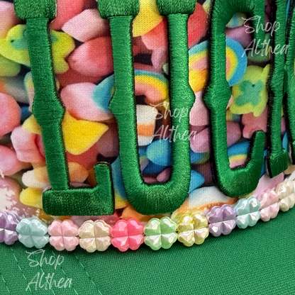 LUCKY Embroidered Puff Transfer