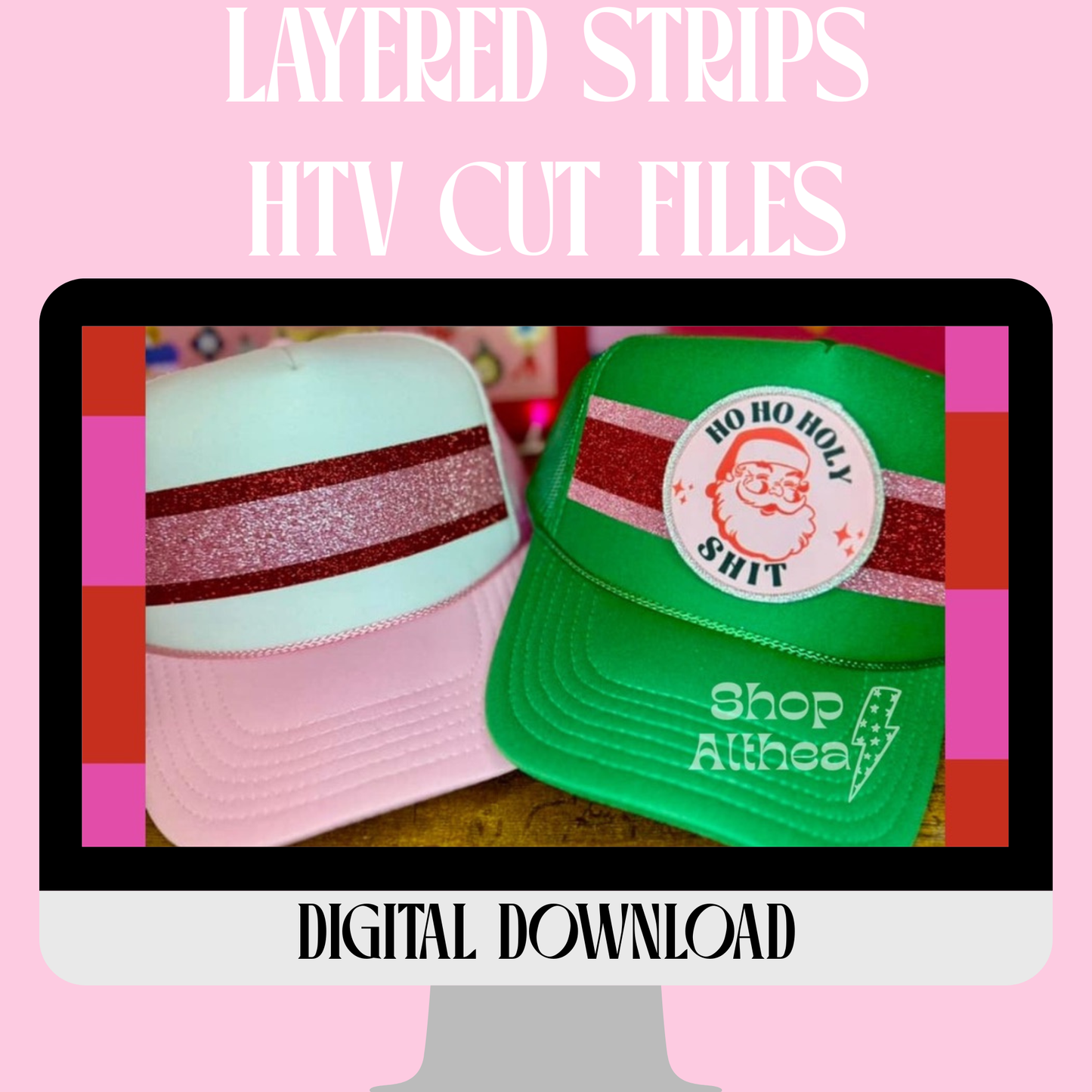 DIGITAL DOWNLOAD - Double Layer Stripe HTV