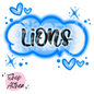 Sublimation Transfer - TEAM NAMES AIRBRUSH