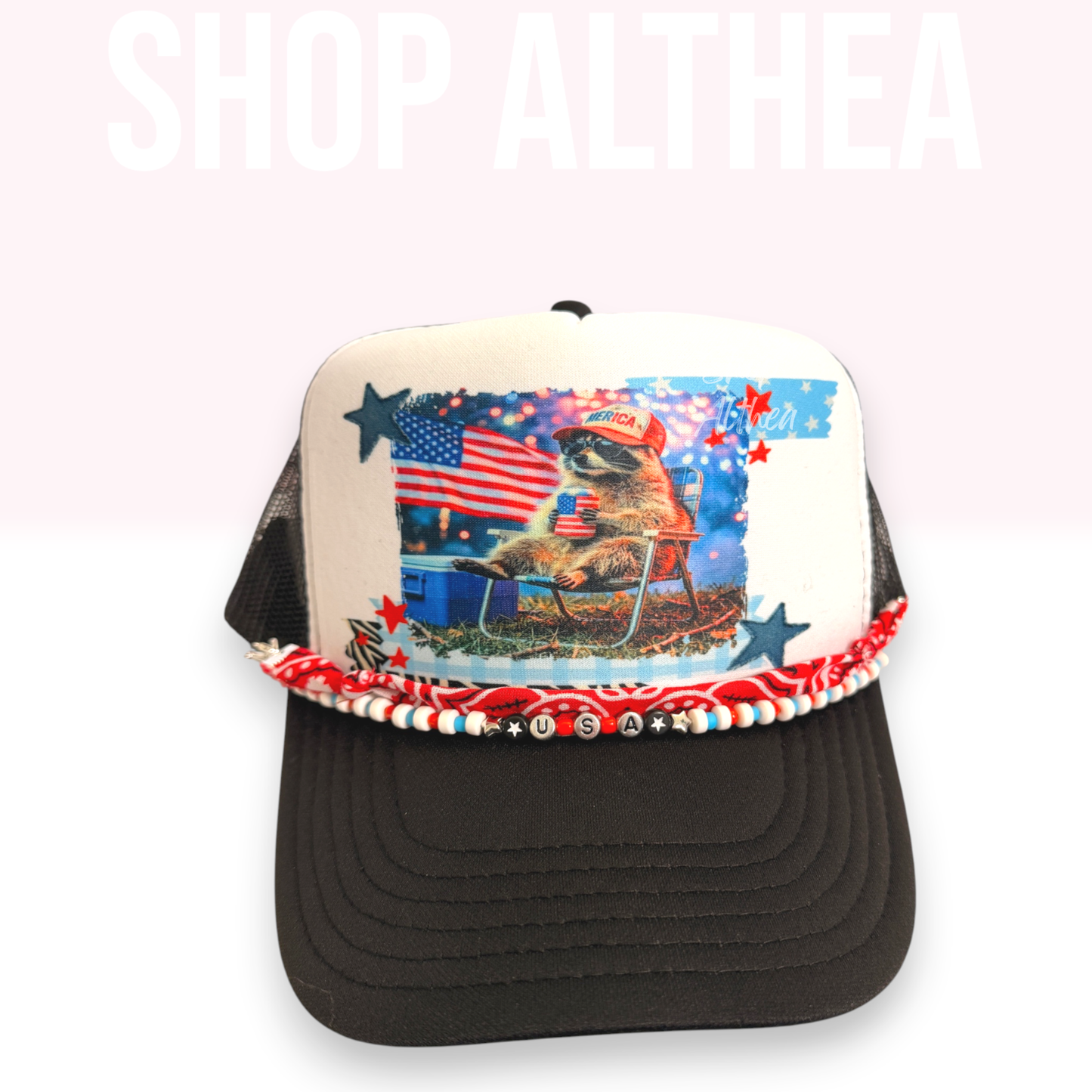 'Merica Raccoon - Sublimation Transfer