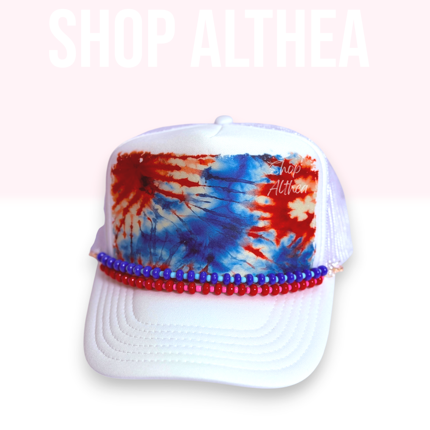 Red White Blue Tie Dye   - Sublimation Transfer