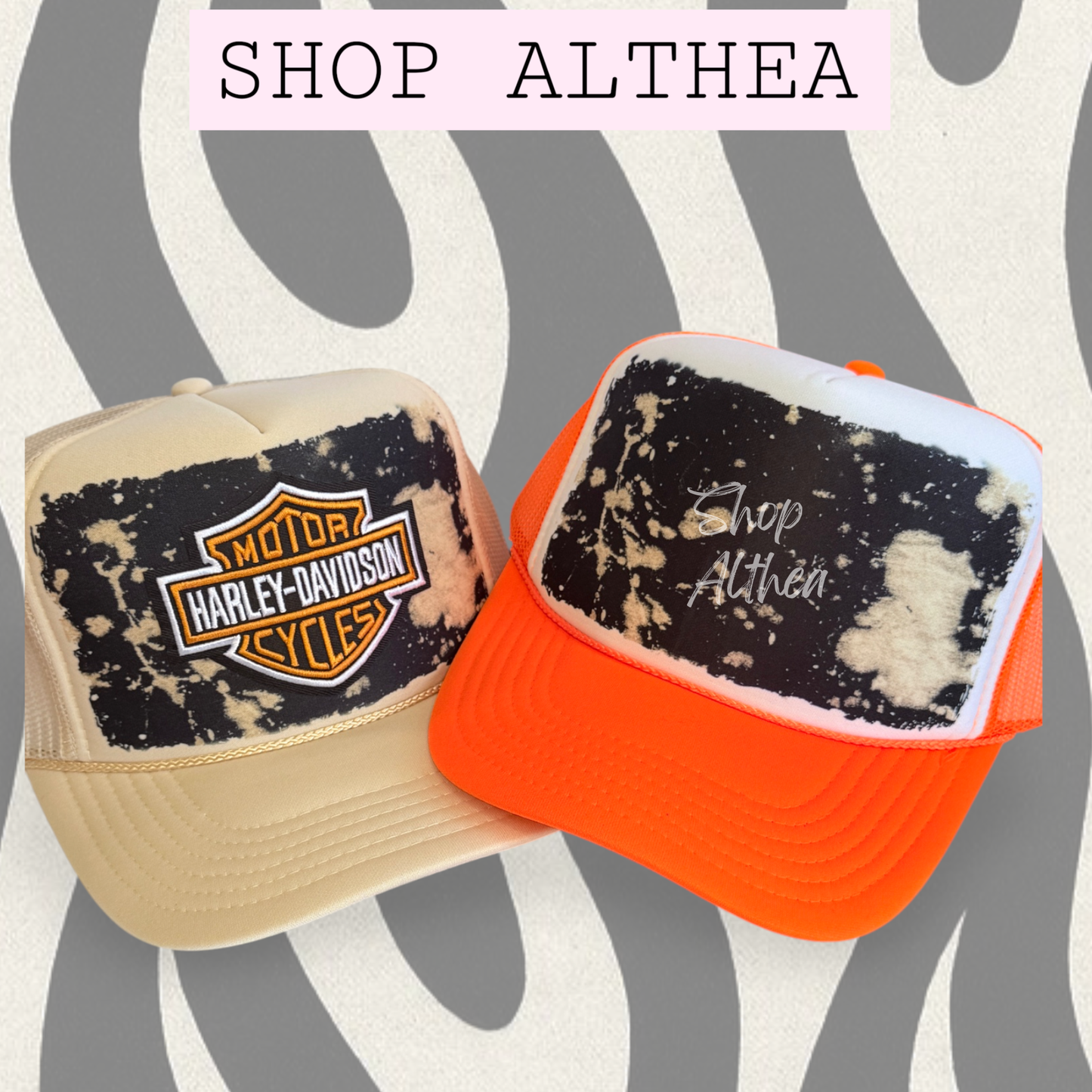 Sublimation Transfer - Bleach & Black Texture
