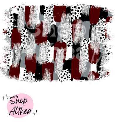 Sublimation Transfer - Team Color Brushstroke Backgrounds