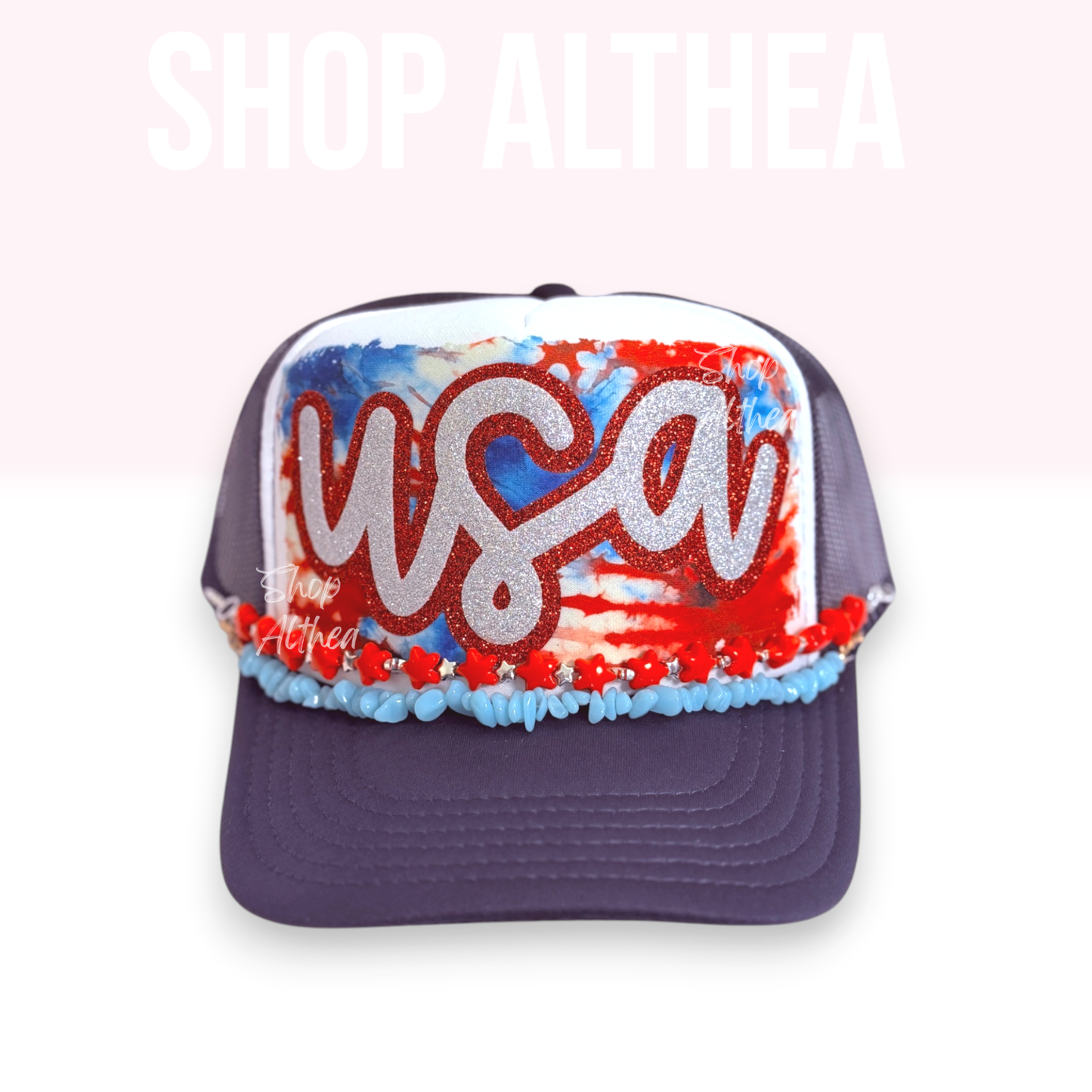 Red White Blue Tie Dye   - Sublimation Transfer