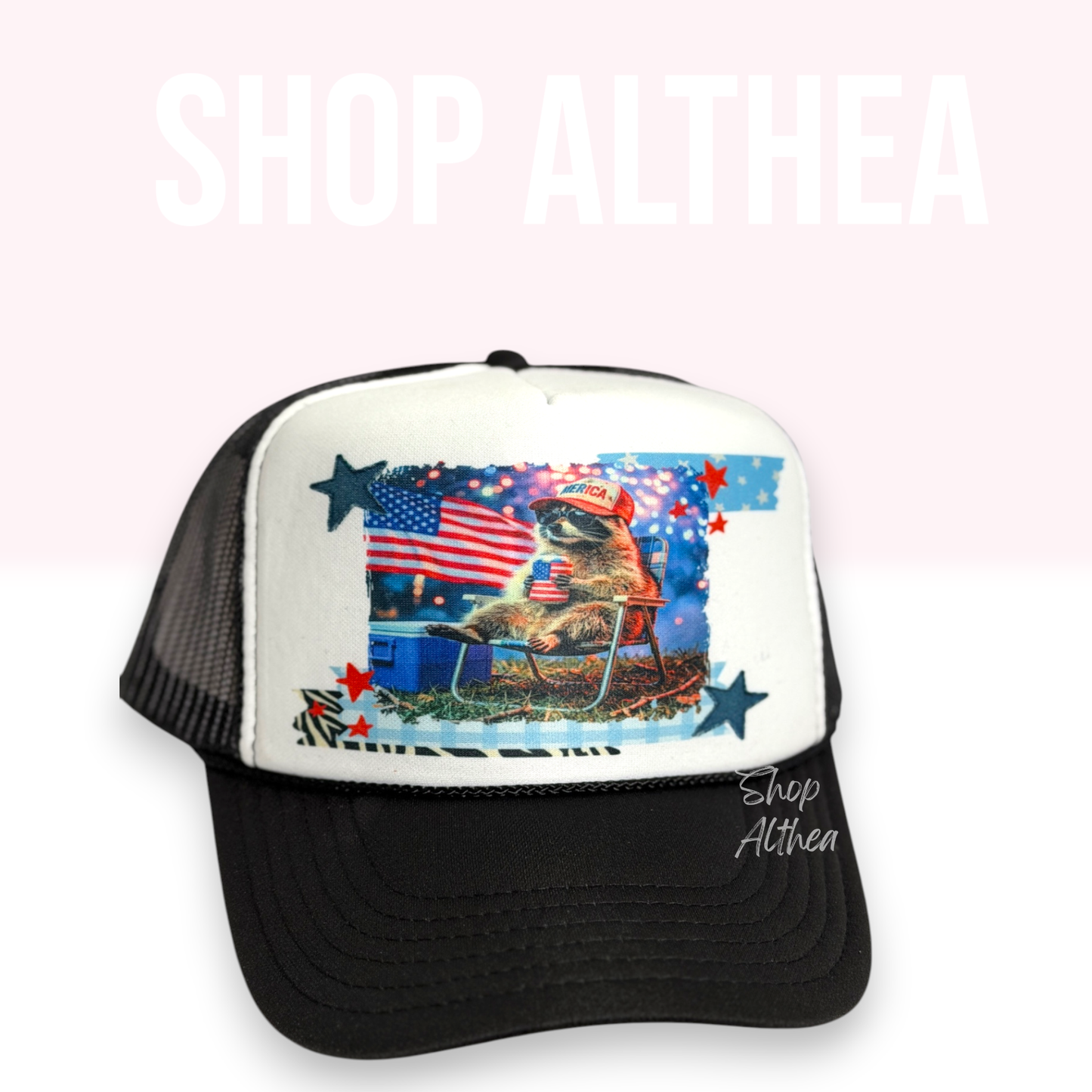 'Merica Raccoon - Sublimation Transfer