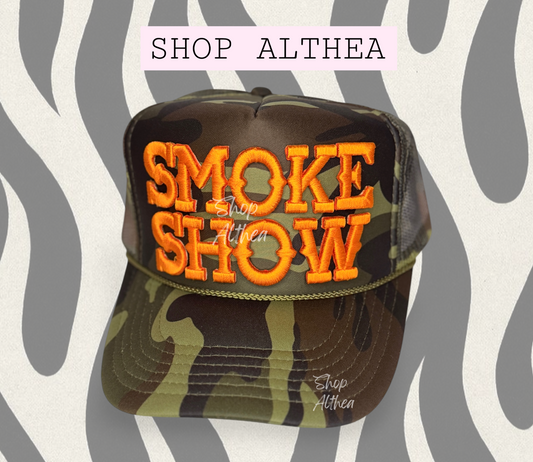 Smoke Show Camo Trucker Hat