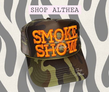 Smoke Show Camo Trucker Hat