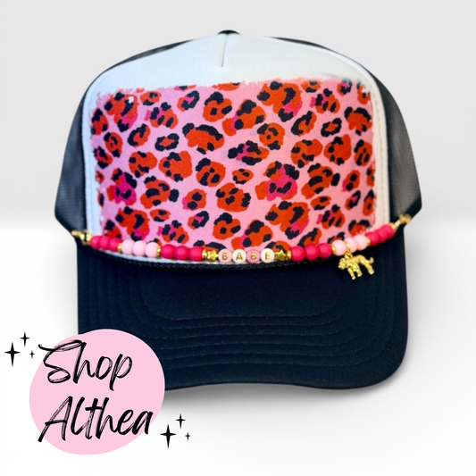 Sublimation Transfer - Red & Pink Cheetah Print