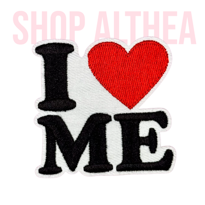 I <3 Me Embroidered Patch