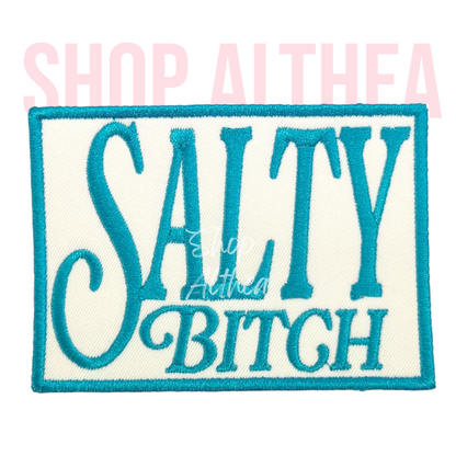 Handmade Salty Bitch - Embroidered Patch