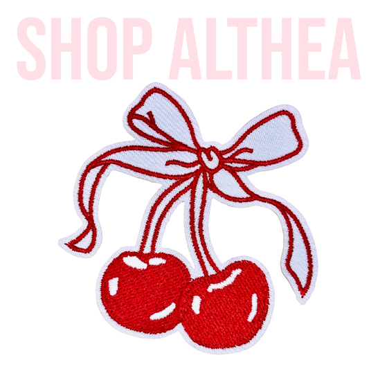 Cherry Embroidered Patch