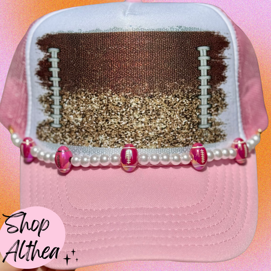 Sublimation Transfer - Faux Glitter Football Background
