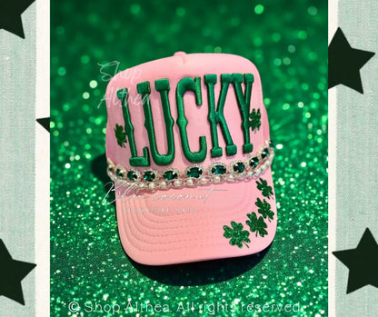 LUCKY Embroidered Puff Transfer