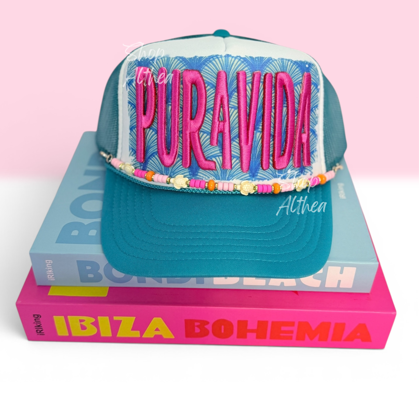 PURA VIDA - Puff Embroidered Transfer