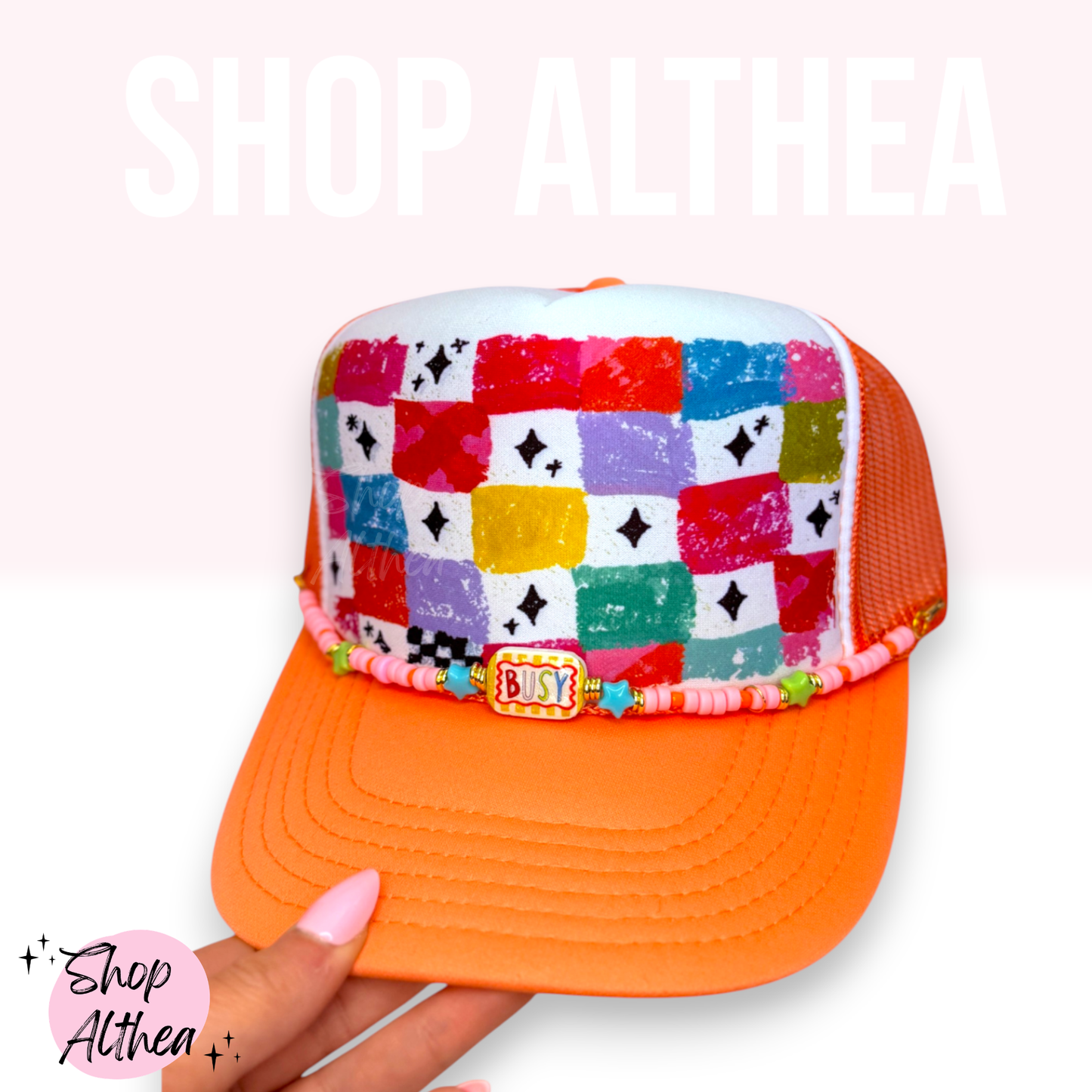 Colorful Dopamine Checkered   - Sublimation Transfer