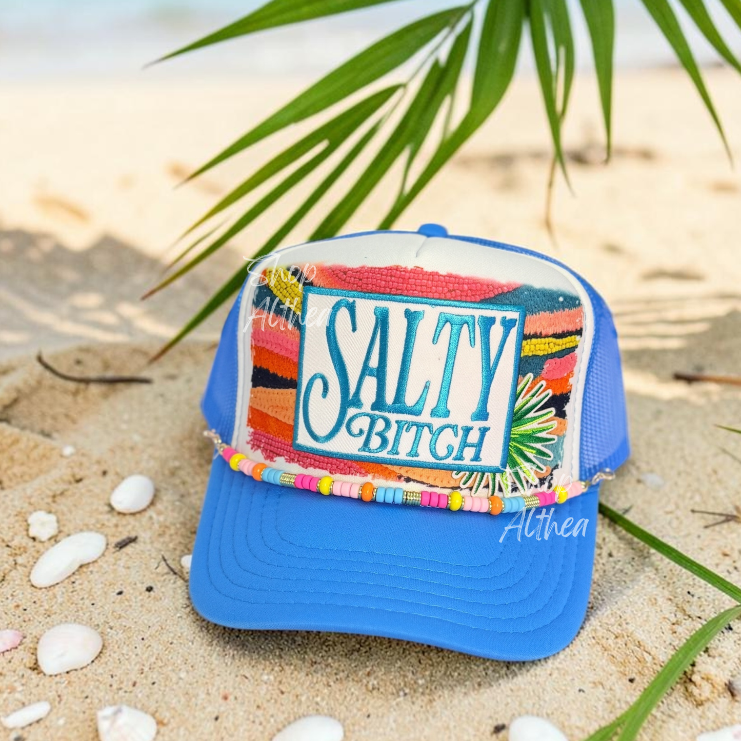 Handmade Salty Bitch - Embroidered Patch